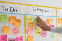 A "To Do" Board full of Post-Its