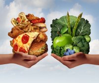 Food choices - unhealthier options versus healthier ones