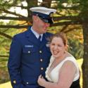 Military man with his wife